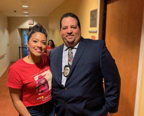 VIP Escort for Gina Rodriguez at the Adrienne Arsht Center
